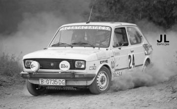 José María Galadies – Màrius Llongueras (Seat 127). Critèrium del Vallés 1980 (Foto: José Luis Cortijos)